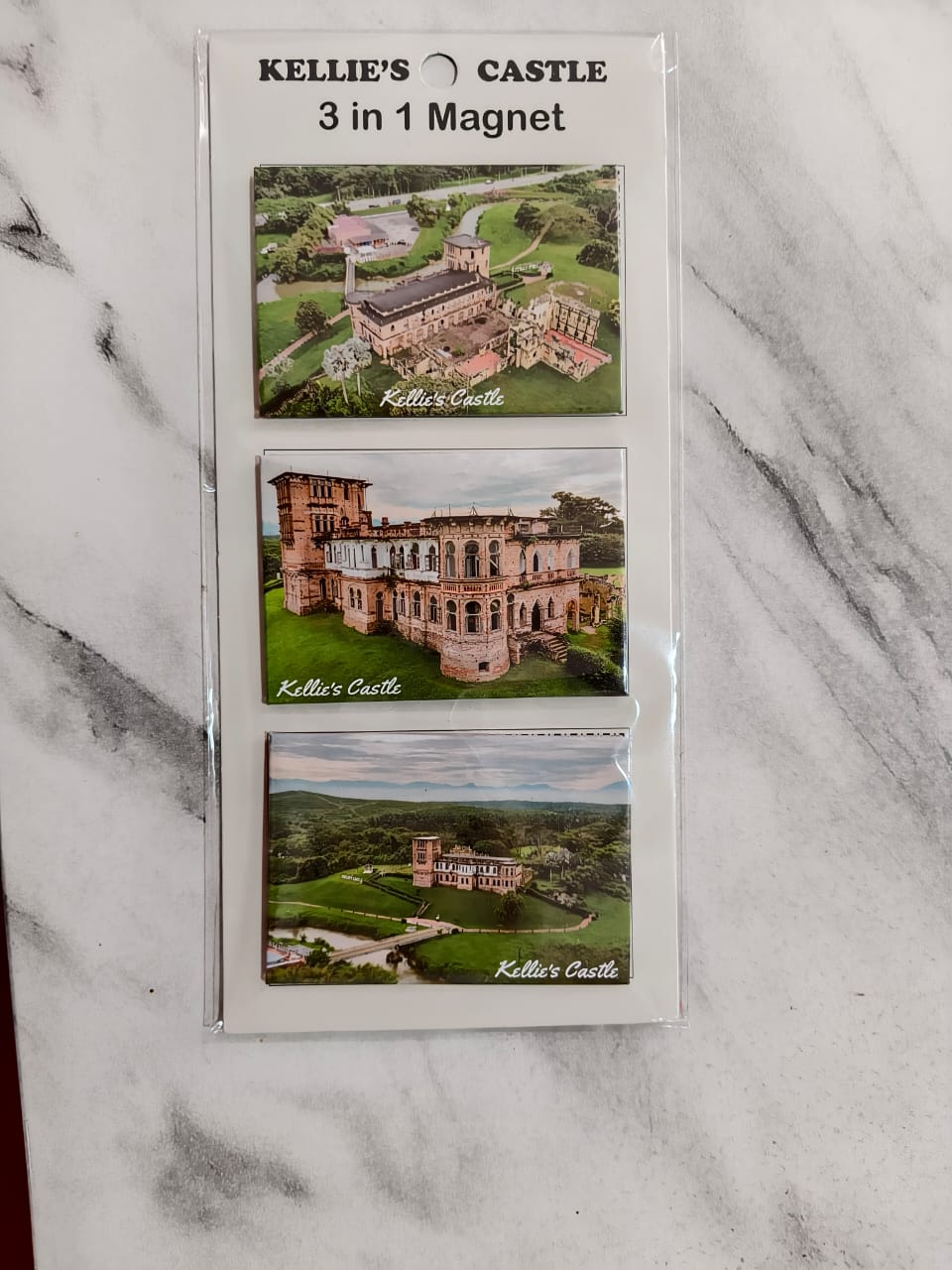 TIN FRIDGE MAGNET 3IN1 KELLIE'S CASTLE D1